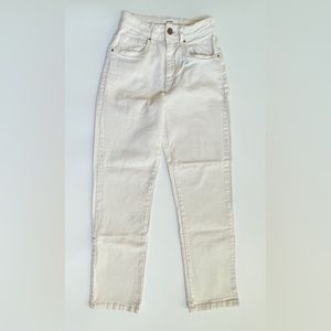 Cotton On Stretch Straight Jeans -Vintage White -Women US 4